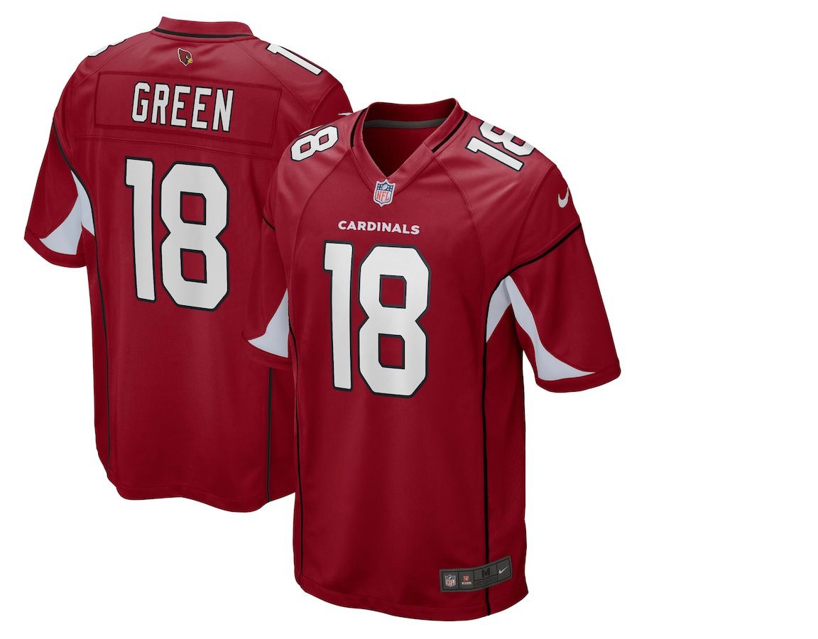Men Arizona Cardinals 18 A.J. Green Nike Cardinal Game Player NFL Jersey